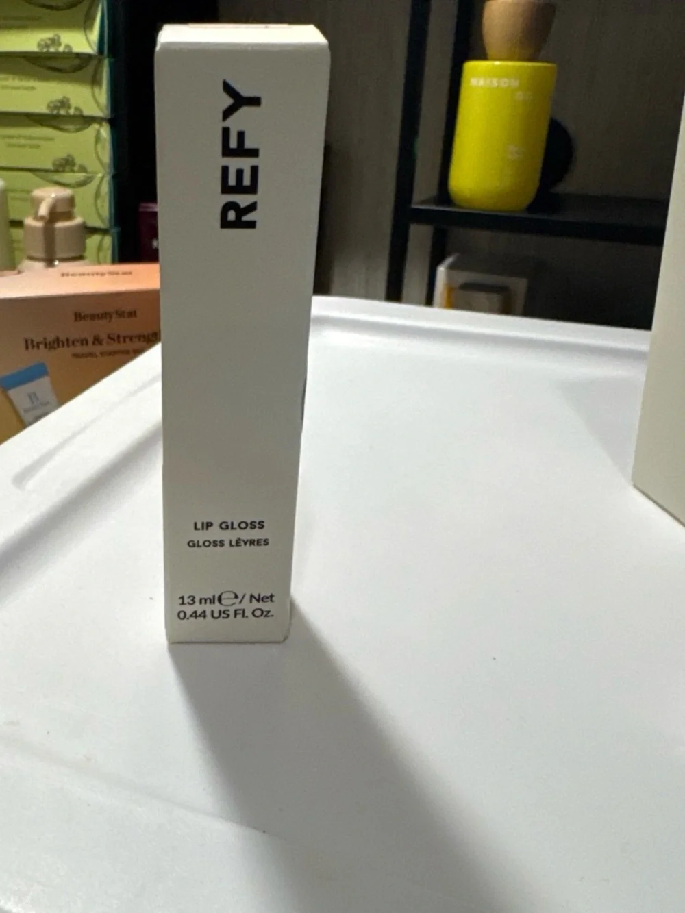 REFY Lip Gloss - Topaz Tone in Cream & Rose Gold